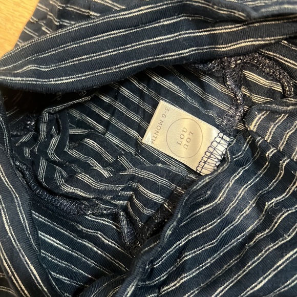 Lou Lou Baby two piece Set Striped 3-6 months - Picture 3 of 3